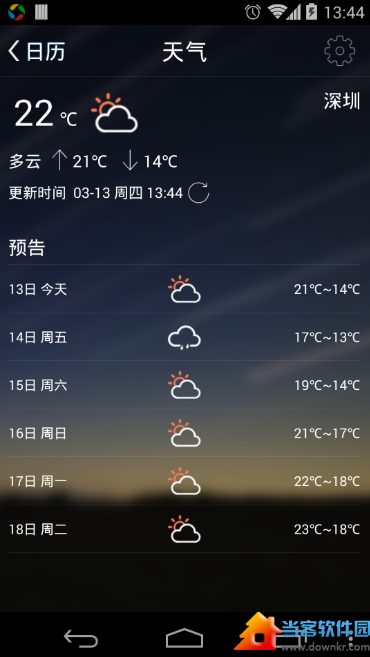 人生日历专注天气，只为关心您 