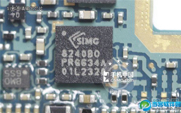 SIMG高清输出芯片：Note3支持高清标准，SIMG芯片用于管理高清输出功能，由Silicon Image（美国晶像公司）出品。