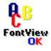 FontViewOK(字体浏览软件) V6.01 多国语言绿色版