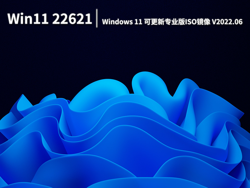 Win11 22621.1|Windows11 22621 可更新专业版ISO镜像 V2022.06