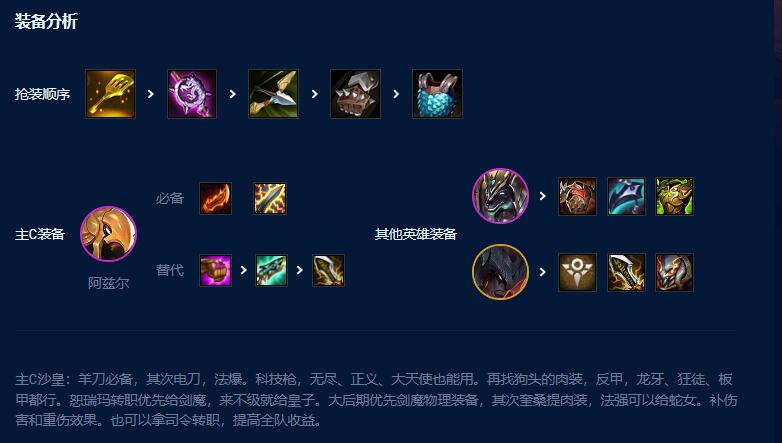 云顶之弈s9七恕瑞玛沙皇阵容推荐