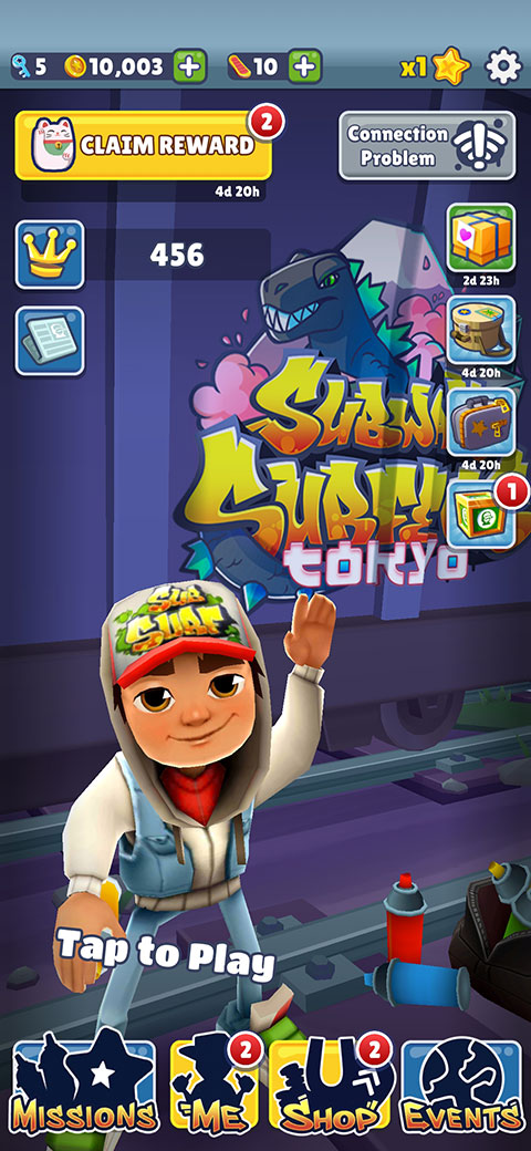 地铁跑酷无限钥匙版(Subway Surf) v3.2.0