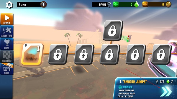 极限特技赛车安卓版 v1.056