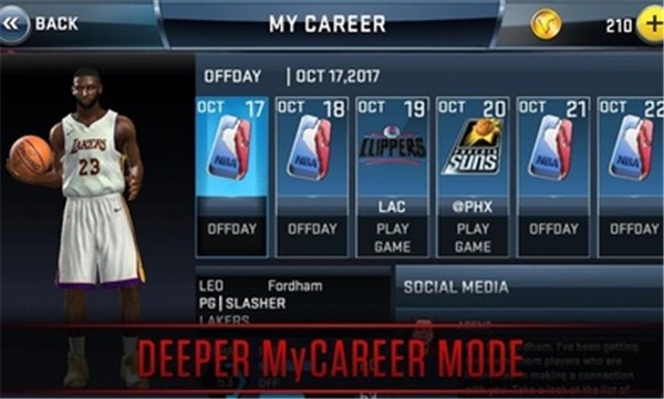 NBA2K18手游原版截图