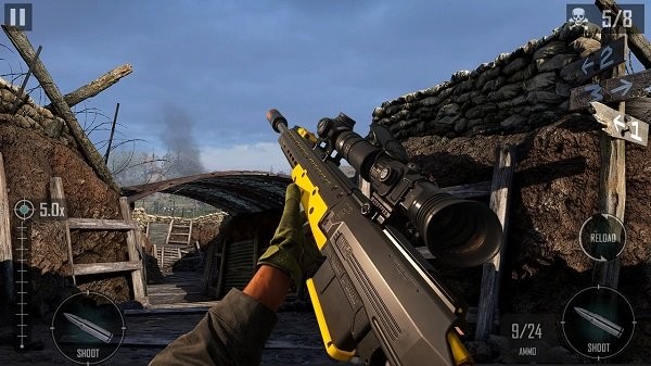 狙击精英3d游戏手机版(sniper elite 3d) v2.5 安卓版 0