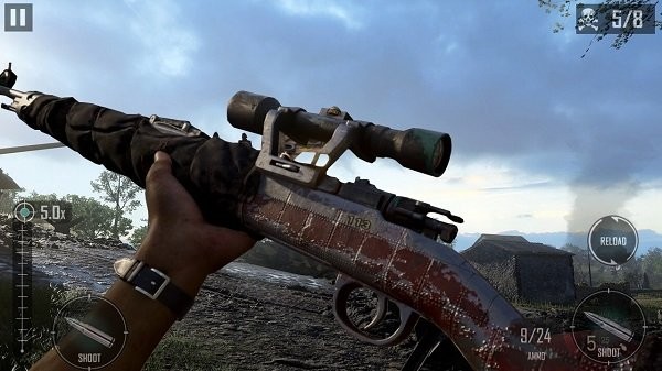 狙击精英3d游戏手机版(sniper elite 3d) v2.5 安卓版 2