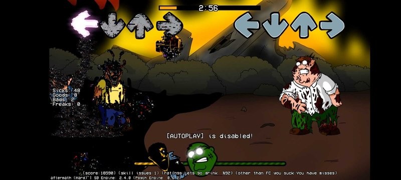 周五夜放克错误化恶搞之家劫后余生模组(friday night funkin) v0.2.8 安卓版 1