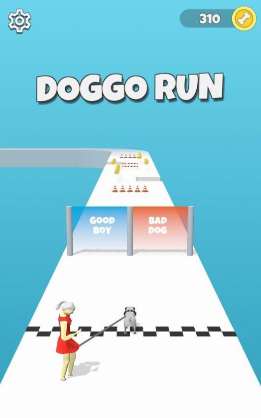 狗狗拖人冲刺游戏官方版（Doggo Run） 图2: