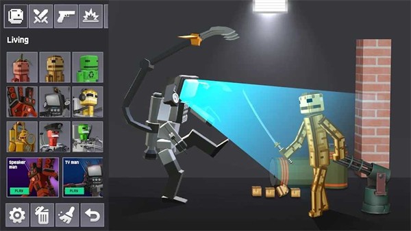 3D布娃娃游乐场内置菜单截图